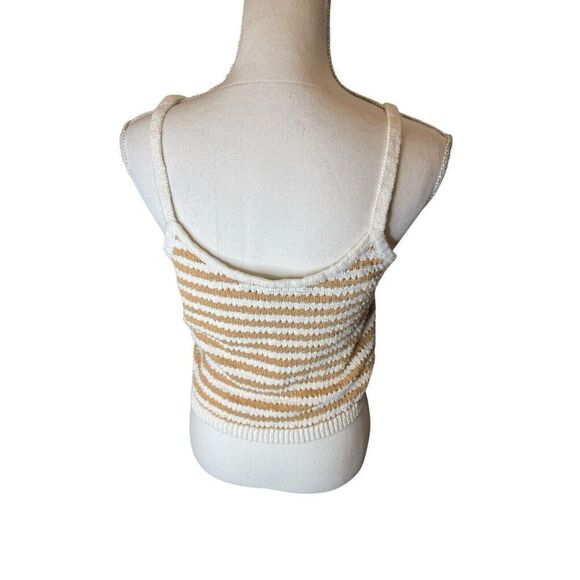 Madewell Women's Striped Open-Stitch Sweater Tank Size M  NWT - Picture 4 of 5